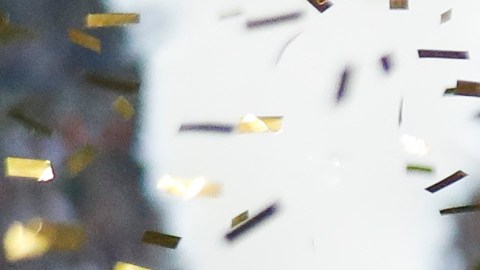 Fluminense celebra la obtención de la Copa Libertadores.