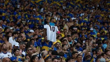Aficionados alentaron al Boca Juniors en la final de la Copa Libertadores.
