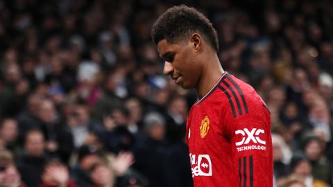 Marcus Rashford no ha tenido éxito con el Manchester United.