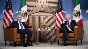 El presidente López Obrador y el presidente Biden se reunieron en el marco de la APEC. (Getty Images)