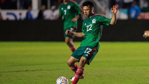 El delantero mexicano Hirving "Chucky" Lozano disputó los 90 minutos ante Honduras.