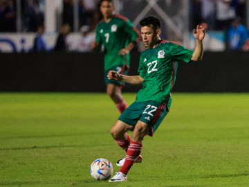 El delantero mexicano Hirving "Chucky" Lozano disputó los 90 minutos ante Honduras.