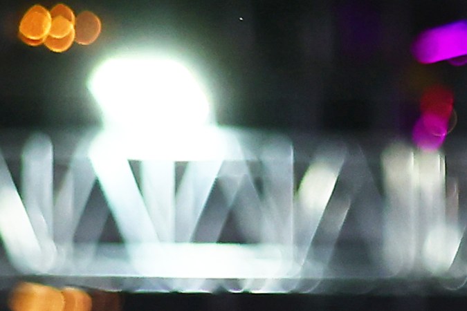 LAS VEGAS, NEVADA - NOVEMBER 18: Race winner Max Verstappen of the Netherlands and Oracle Red Bull Racing, Second placed Charles Leclerc of Monaco and Ferrari and Third placed Sergio Perez of Mexico and Oracle Red Bull Racing pose for a photo in parc ferme during the F1 Grand Prix of Las Vegas at Las Vegas Strip Circuit on November 18, 2023 in Las Vegas, Nevada. (Photo by Mark Thompson/Getty Images)