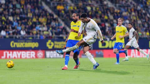 Jude Bellingham anotó el tercer gol del Real Madrid en la victoria sobre el Cádiz.