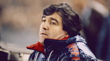 Terry Venables en 1986, durante su época como DT del FC Barcelona.