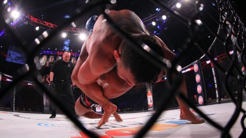 Imagen de referencia de una pelea en Bellator.