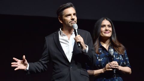 Eugenio Derbez y Salma Hayek | Foto: Alberto E. Rodriguez/Getty Images