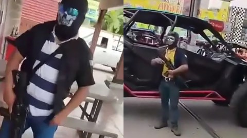 Hombres armados en Guatemala