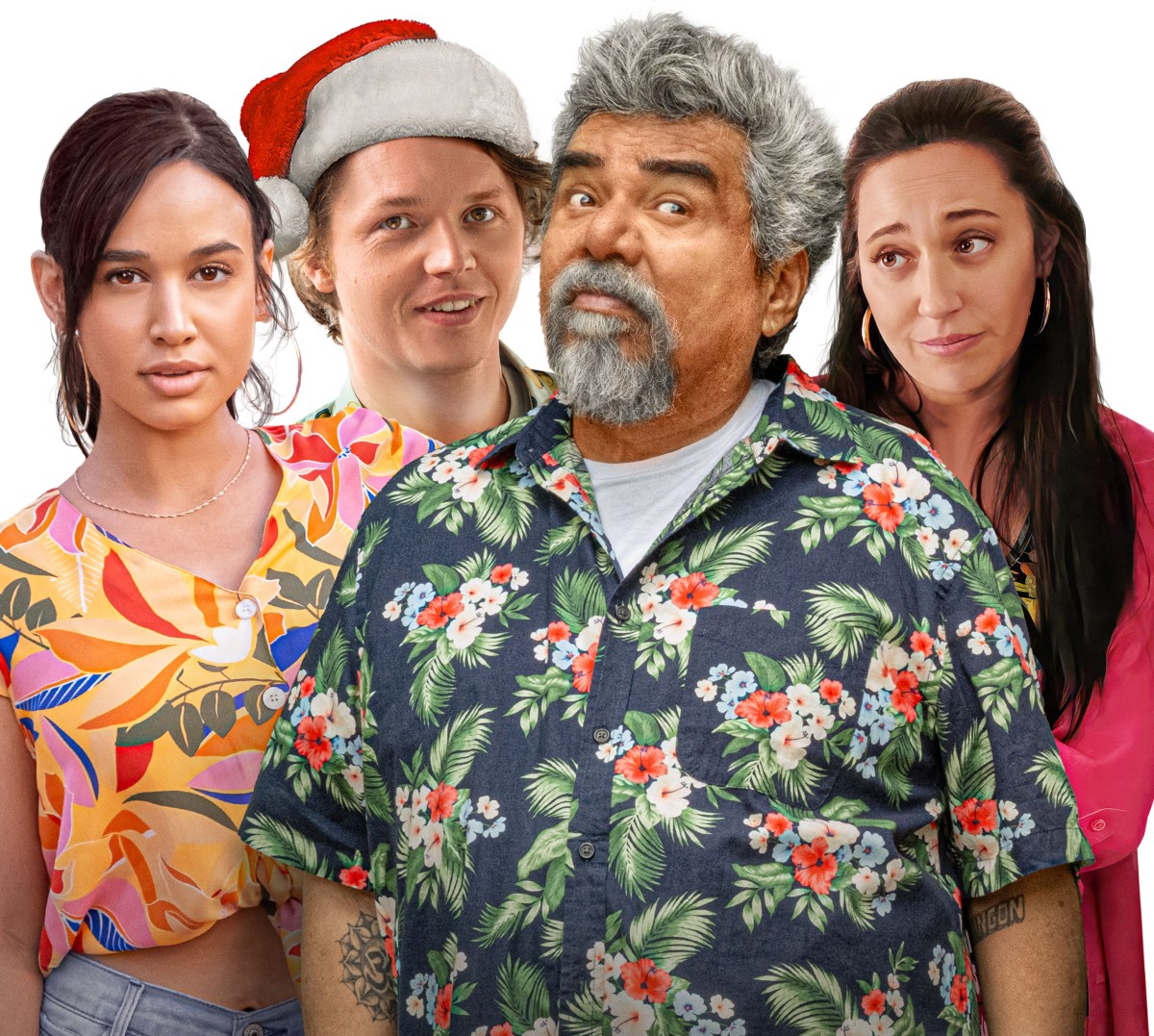 Emily Tosta, Jack Kilmer, George Lopez y Mariana Treviño protagonizan "How the Gringo Stole the Christmas".
