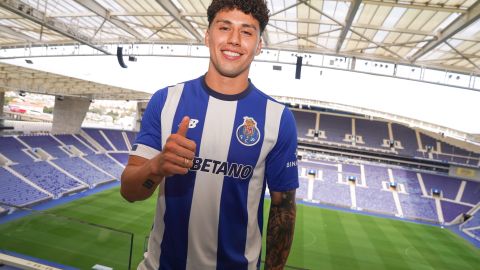 Jorge Sánchez tuvo buen desempeño en el juego contra el Vizela.