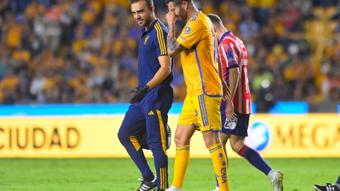Gignac anotó un gol, pero salió lesionado.