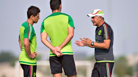 Chicharito y el Tuca compartieron juntos en la selección mexicana.