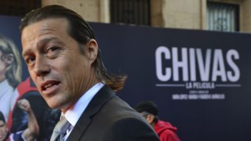 Matías Almeyda en la presentación y alfombra roja de la película Chivas el 25 de octubre de 2018.