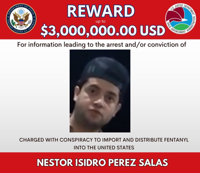 Néstor Isidro Pérez Salas, alias "El Nini", presunto jefe de sicarios de "Los Chapitos", es buscado por EE.UU.