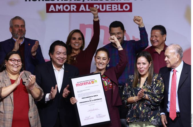 Claudia Sheinbaum promete continuar con la Cuarta Transformación de AMLO si llega a la presidencia de México
