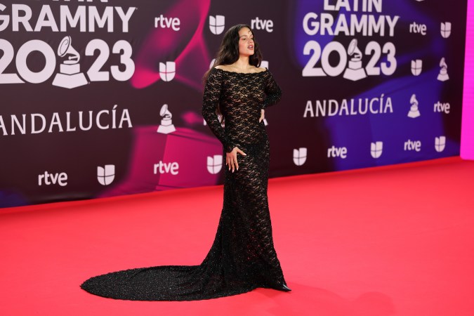 Rosalía en el Latin Grammy 2023.