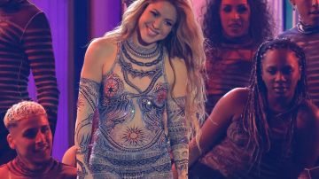 Shakira en el Latin Grammy 2023 junto a Bizarrap 2023.