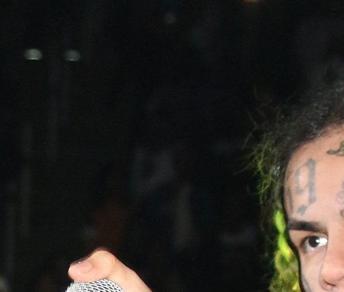Tekashi 6ix9ine durante un concierto en Nueva York.
