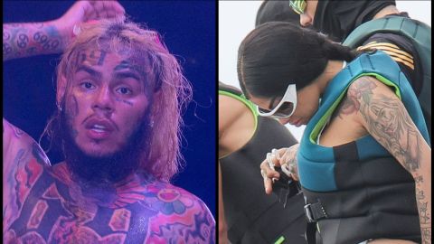 Tekashi 6ix9ine y Yailin la más viral, artistas de origen latino.