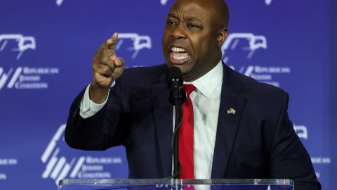 Tim Scott, aspirante a la candidatura republicana