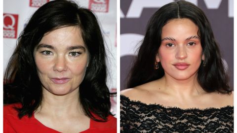 Björk y Rosalía