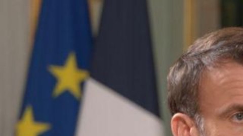 Macron habló con la BBC en una entrevista exclusiva en París.