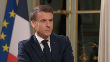 Macron habló con la BBC en una entrevista exclusiva en París.