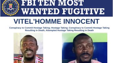 Vitel'Homme Innocent entró en la lista de los 10 Fugitivos Más Buscados del FBI.