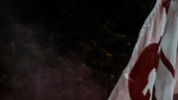 Hinchas de Fluminense despiden a su equipo.