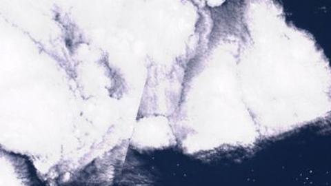 Iceberg más grande del mundo, tres veces el tamaño de Nueva York, se dirige ahora a mar abierto