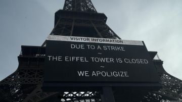 Torre Eiffel cierra sus puertas por huelga de trabajadores