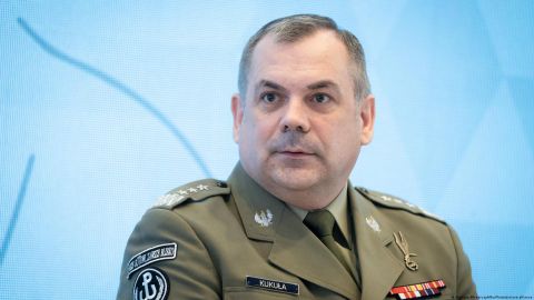El jefe del Estado Mayor del ejército polaco, el general Wieslaw Kukula.