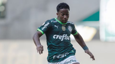 Endrick, perla del fútbol brasileño propiedad del Real Madrid pero cedido en el Palmeiras.