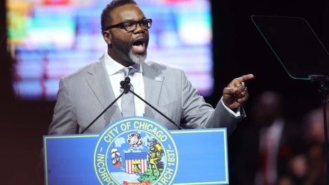 Brandon Johnson, alcalde de Chicago