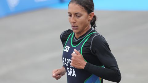 Baptista estaba entrenando ciclismo cuando fue atropellada.