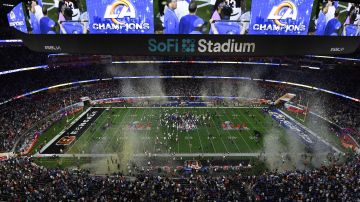 El SoFi Stadium albegó un Super Bowl por primera vez en el 2022, cuando los Rams derrotaron a los Bengals.