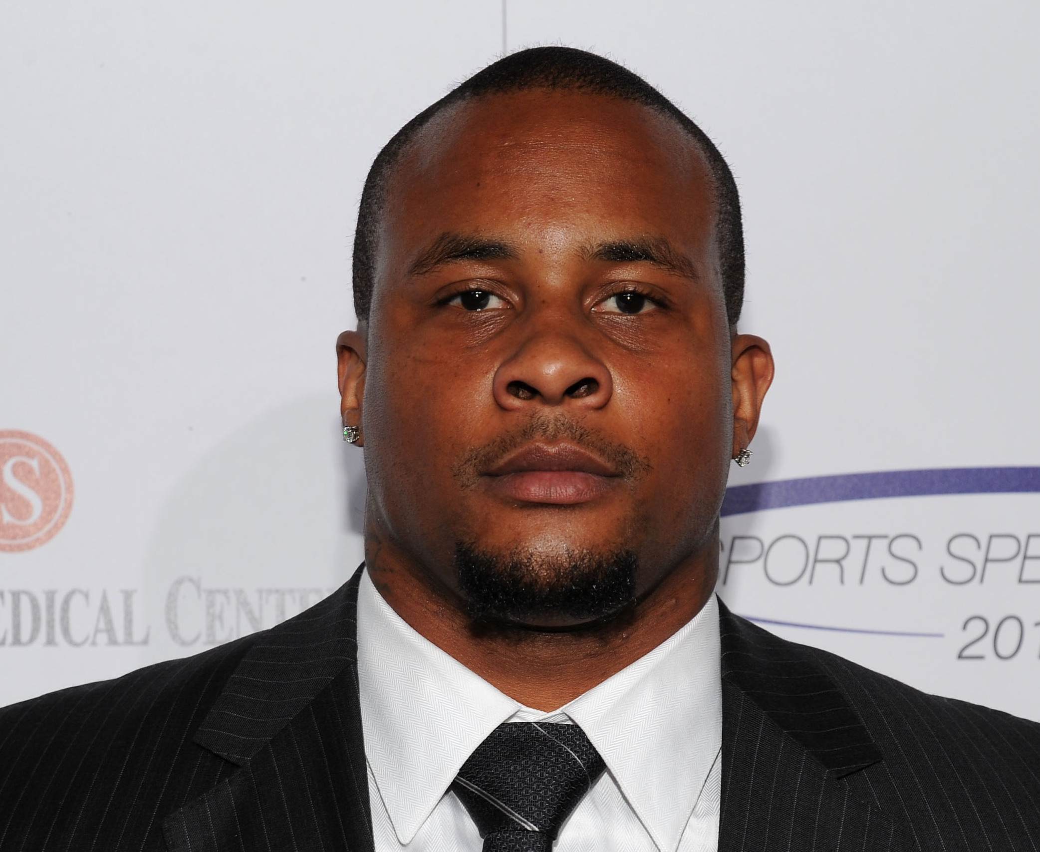 NFL player Derrick Ward arrives at the 2011 Cedars Sinai Sports Spectacular at Hyatt Regency Century Plaza on May 22, 2011 in Beverly Hills, California. (Photo by John Sciulli/Getty Images)