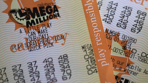 SAN ANSELMO, CALIFORNIA - AUGUST 01: In this photo illustration, Mega Millions lottery tickets are displayed on August 01, 2023 in San Anselmo, California. The Mega Millions lottery jackpot has ballooned to $1.1 billion for Tuesday's drawing, in which players have a 1 in 302.6 million chance of winning the jackpot. (Photo Illustration by Justin Sullivan/Getty Images)