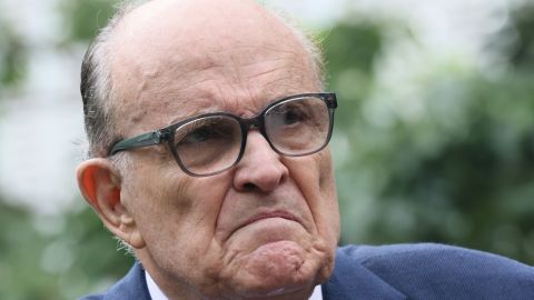 Rudy Giuliani fue abogado de Donald Trump en las acusaciones sobre supuesto fraude electoral en 2020.