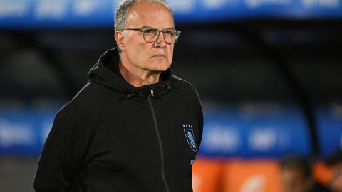 Marcelo Bielsa, seleccionador de Uruguay.