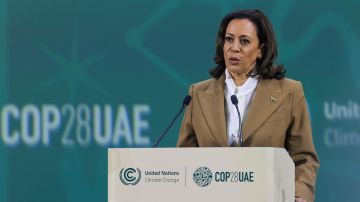 La vicepresidenta Kamala Harris está participando en la Cumbre Mundial de Acción Climática en Dubai.