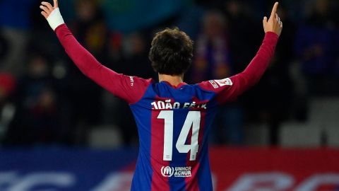 Joao Félix le lanzó un beso a los ultra del Atlético de Madrid.