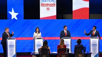 Cuatro candidatos republicanos se enfrentaron en el cuarto debate para las elecciones de 2024.