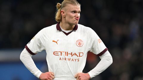 Erling Haaland se ha perdido varios partidos con el Manchester City.