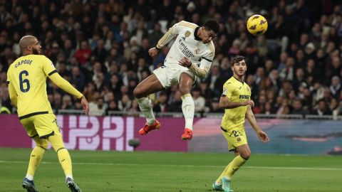 Jude Bellingham abrió el marcador con un remate de cabeza tras un centro de Luka Modric.