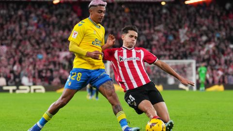 El mexicano Julián Araujo se ha adueñado del lateral derecho de Las Palmas esta temporada.