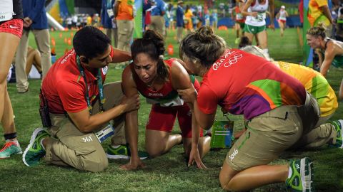 Tamara Vega en los Juegos Olímpicos de Rio 2016.