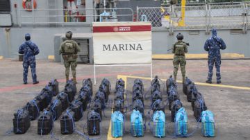 Marina en México decomisa cargamento de cocaína que alcanzaría los 30 millones de dólares