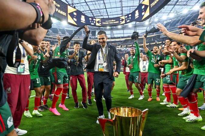 Inglewood, California, Estados Unidos, 16 de julio de 2023. @@@, durante el partido de la Final de la Copa Oro de la CONCACAF 2023, entre la Selección Nacional de México y la selección de Panamá, celebrado en el SoFi Stadium. Foto: Imago7/ Etzel Espinosa