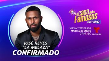 José Reyes "La Melaza" será parte de La Casa de los Famosos 4.